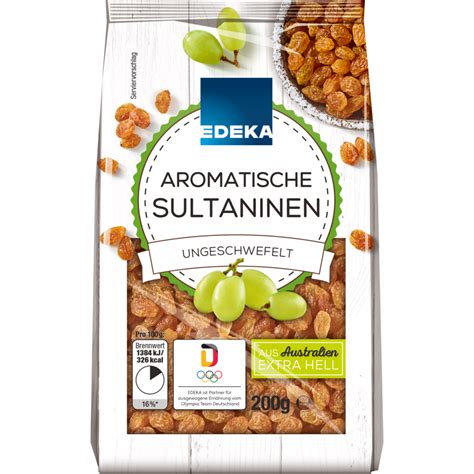 Edeka Sultaninen Ungeschwefelt G Backzutaten Backen