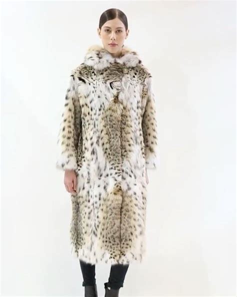 Somewhere Between Luxury And Style This Ptfurs Cat Lynx Fur Coat