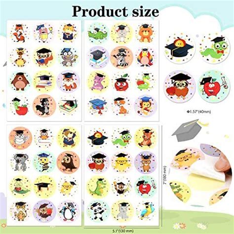 HOWAF 144 Pcs Preschool Graduation Decoration Stickers Congrats Grad EBay