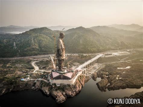 9J Statue Of Unity Drone Photo Darpan Dodiya