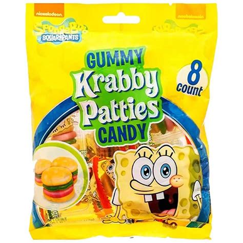 Spongebob Gummy Krabby Patties Bag G Busta Di Caramelle Gommose A