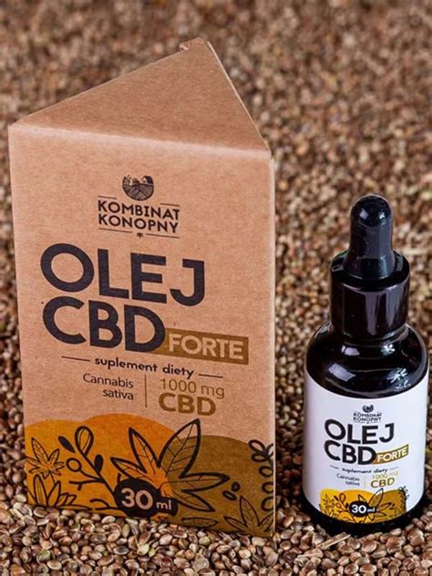 Olej CBD Forte 1000mg 30ml Kombinat Konopny SUPER CENA