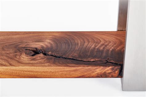 Modern Solid Walnut Coffee Table — Living Edge Handcrafted Furnishings