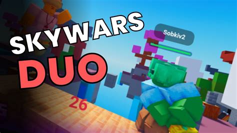 Roblox Skywars Duo Gameplay Youtube