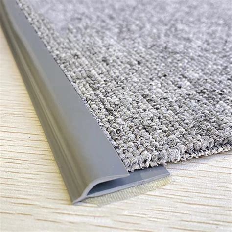 Amazon Lsmkka Carpet Edge Trim Strip Grey Black Flexible Pvc