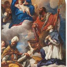 Madonna Con Il Bambino E I Santi Nicola Di Bari Francesco Di Sales E