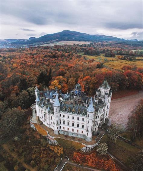 Dunrobin Castle, Sutherland, Scotland, has been home to the Earls and ...