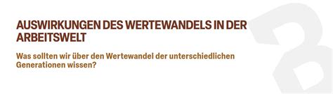 Auswirkungen Des Wertewandels In Der Arbeitswelt