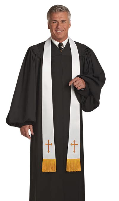 Mens Plain Black Clergy Robe A Division Of Christian Expressions