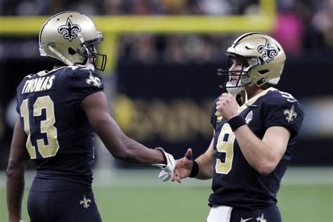 Michael Thomas critical of teammate Drew Brees' comments