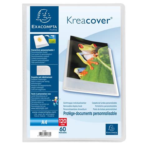 Exacompta Kreacover Display Book Pp A Pkts F At Zoro