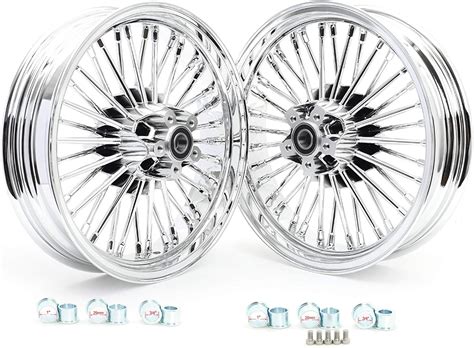 Amazon Tarazon Chrome In Fat Spoke Front Rear Wheel Rim For