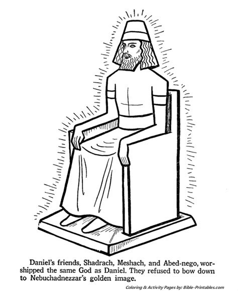 Daniel Reads Dreams Old Testament Coloring Pages Bible Printables