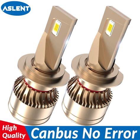 ASLENT ไฟหนารถไมมขอผดพลาด H7 Led Canbus H4 LED H1 H8 H11 HB3 HB4