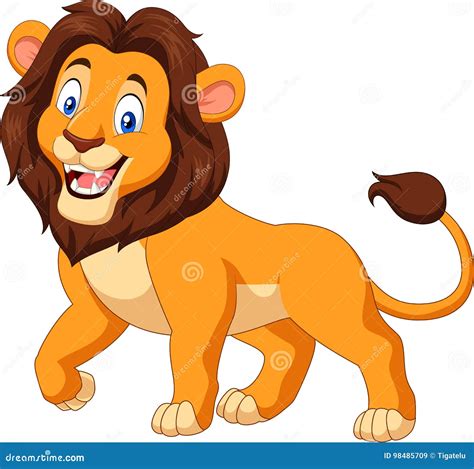 Lion Cartoon Jumping | CartoonDealer.com #45746257