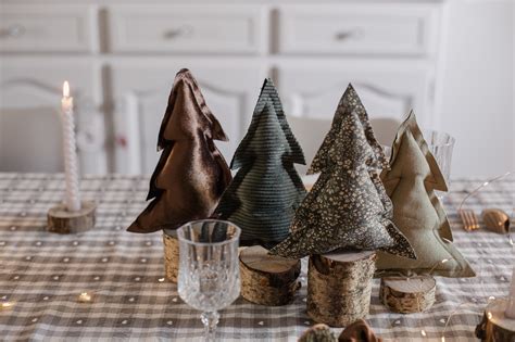 Diy Des Sapins En Tissu Par Casa La For T