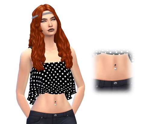 Awesome Belly Piercing Custom Content For The Sims 4 SNOOTYSIMS