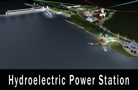 Hydroelectric power station 2 3D model | CGTrader