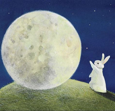 Bunny With Moon