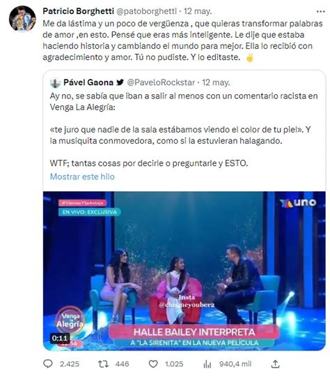 Pato Borghetti Responde A Quienes Lo Acusan De Racista