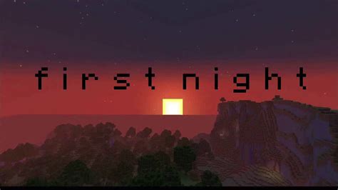 F I R S T N I G H T LoFi Hip Hop Minecraft Theme YouTube