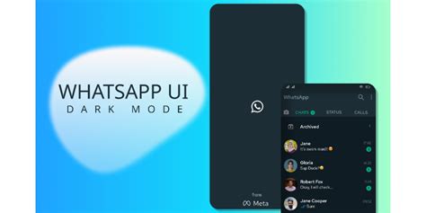 Whatsapp Dark Mode Ui Figma