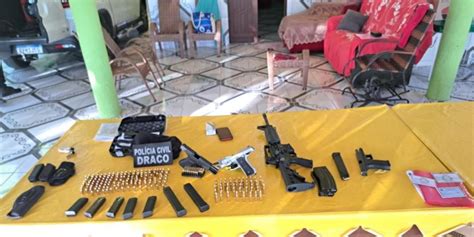 Polícia Apreende Um Fuzil E Nove Pistolas Na Região Metropolitana De