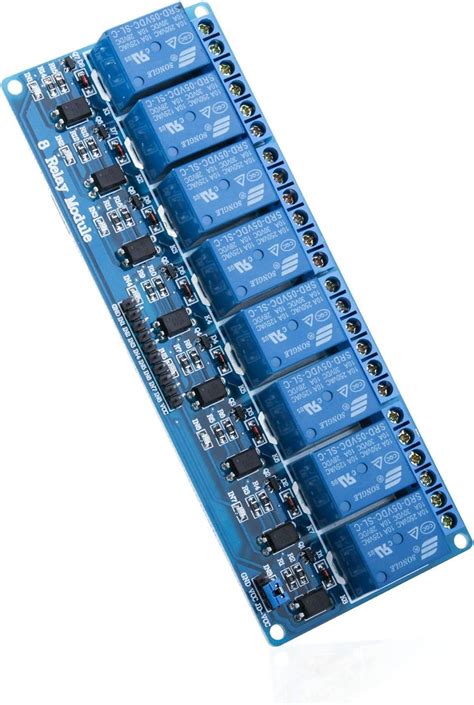 Elegoo Relais Module Dc V Avec Optokoppler Pour Arduino Uno R Mega