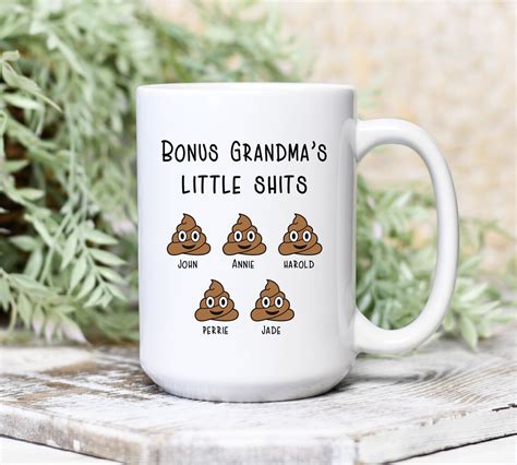 Funny Step Grandma Mug Bonus Grandma Mug Ts For Step Etsy