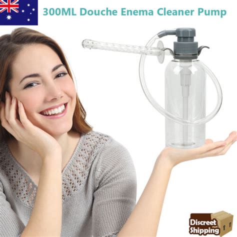 ML Enema System Shower Cleaner Douche Kit With Hose Nozzle Anal Vaginal Care EBay Australia