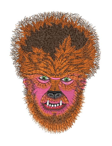 Embroidery Pattern Universal Wolfman - A.G.E Store patterns