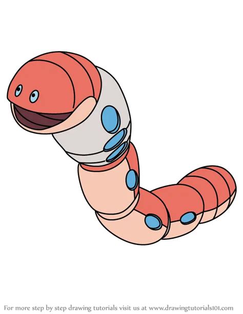 How To Draw Orthworm From Pokemon Pokemon Step By Step