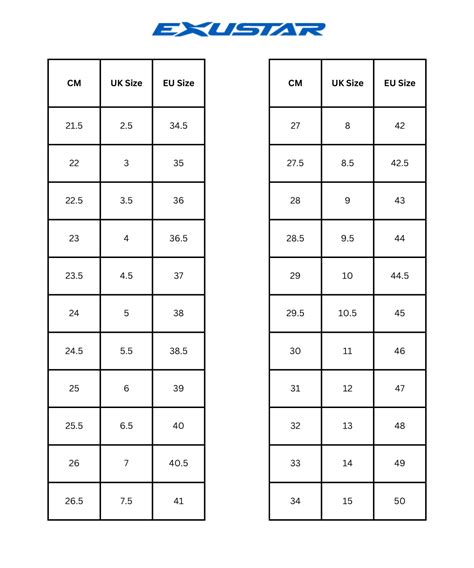 Check Your Shoe Size Here For A Seamless Experience Emcarshop