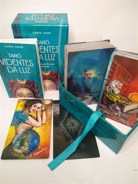 Tarô Videntes Da Luz De Chris Anne 78 Cartas Livreto ESOTERA