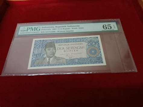 Indonesia Rupiah Pmg Epq Note Hobbies Toys