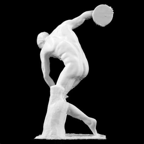 3D Printable Discobolus at The British Museum, London by Scan The World