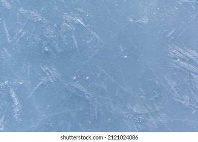 Empty Ice Rink Skate Marks After Stock Photo Shutterstock