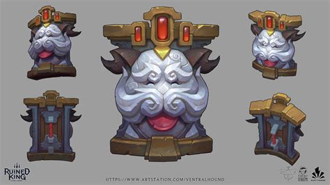 Artstation Braum Shield Poro Texture Props Art Character Design