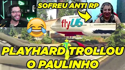 PLAYHARD TROLLANDO O PAULINHO O LOKO DE ADM NO GTA RP GTA ANTI RP