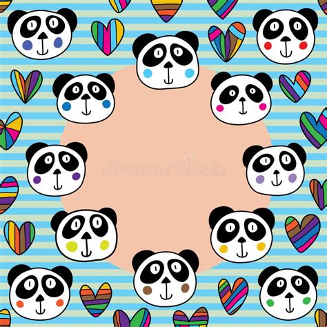 Frame Panda Stock Illustrations Frame Panda Stock Illustrations