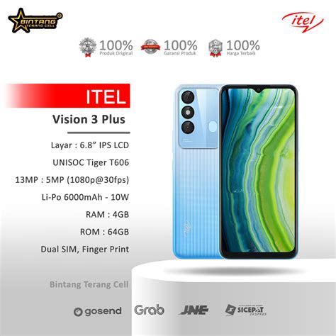 Jual Itel Vision Plus Vision Plus Ram Gb Extended Gb Up To Gb