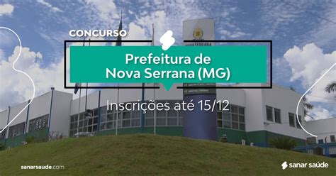 Concurso De Nova Serrana Mg Vagas Imediatas Na Saúde