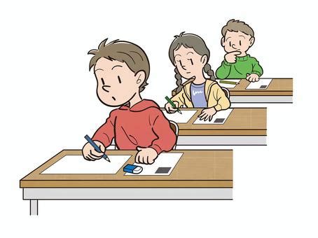試験会場イラスト｜無料イラスト・フリー素材なら「イラストAC」