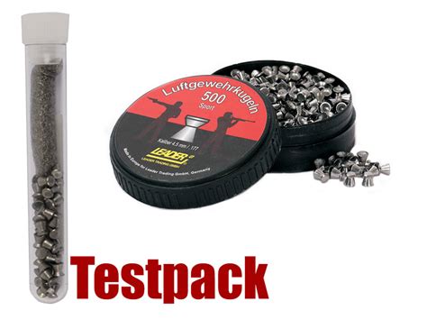 Testpack Flachkopf Diabolos Leader Sport Kaliber Mm G