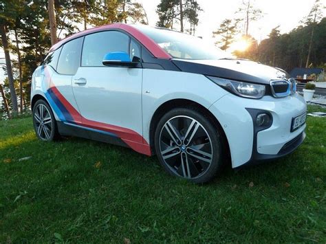 Bmw I3 Gets M Stripes With Images Bmw I3 Bmw Bmw I3 Electric