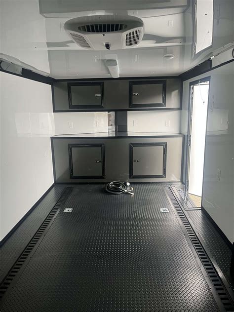 Charcoal Grey 8 5x20TA Race Trailer Collins Custom Cargo