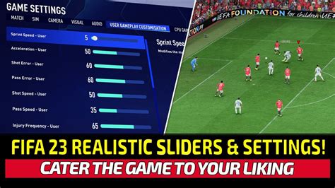 TTB FIFA 23 REALISTIC SLIDERS BEST SETTINGS FULL MANUAL