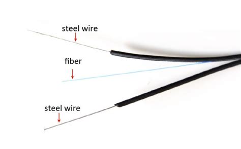 Indoor FTTH Drop Cable Fiber Optic Distribution Cable FRP Steel G657A2 LSZH