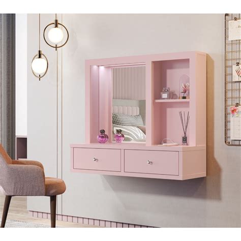 Penteadeira Princesa Camarim Suspensa Luxo Rose Shopee Brasil