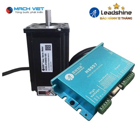 Bộ động Cơ Hbs 3 Phase 2nm 573hbm20 1000 Drive Hbs57 507 Cáp Encoder 3m Leadshine Việt Nam